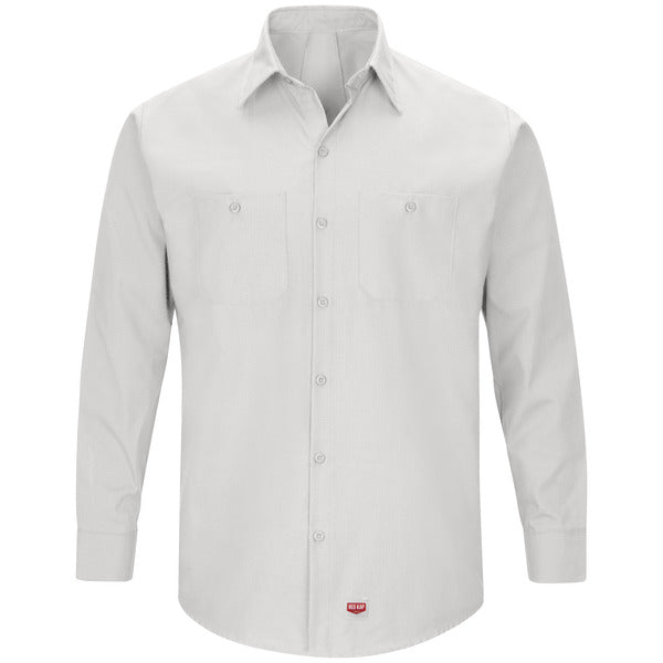 Red Kap Men's Long Sleeve Work Shirt with MIMIX®