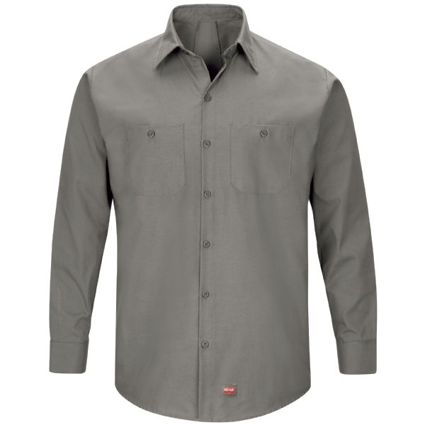 Red Kap Men's Long Sleeve Work Shirt with MIMIX®