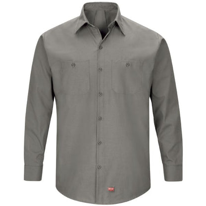Red Kap Men's Long Sleeve Work Shirt with MIMIX®