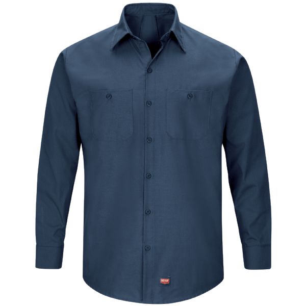 Red Kap Men's Long Sleeve Work Shirt with MIMIX®