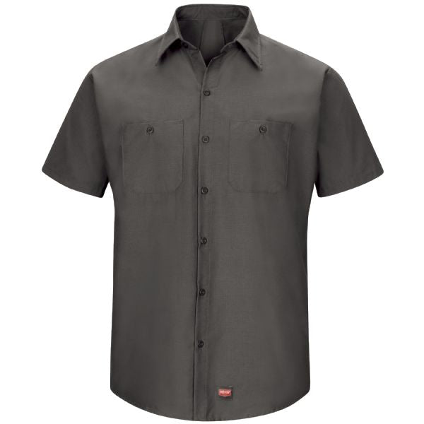 Red Kap Men's Short Sleeve Work Shirt with MIMIX®