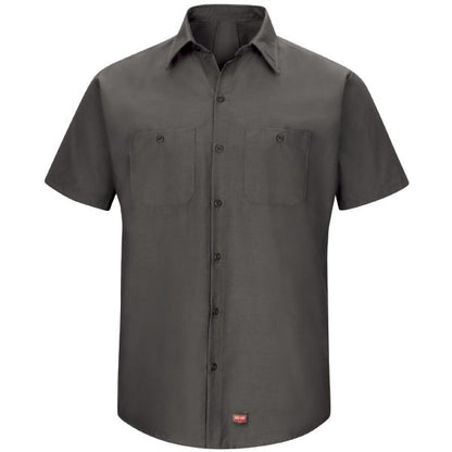 Red Kap Men's Short Sleeve Work Shirt with MIMIX®