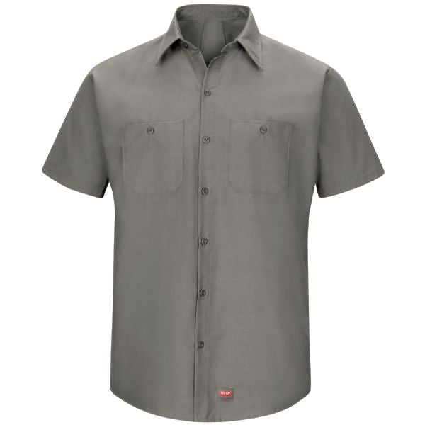 Red Kap Men's Short Sleeve Work Shirt with MIMIX®