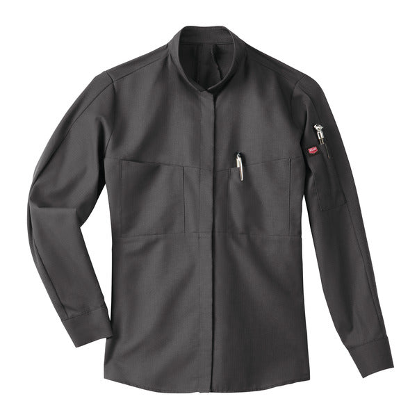 Red Kap Women's Long Sleeve Performance Pro+ Work Shirt with OilBlok + MIMIX®