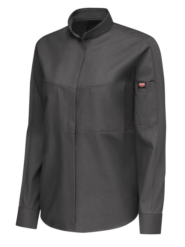 Red Kap Women's Long Sleeve Performance Pro+ Work Shirt with OilBlok + MIMIX®