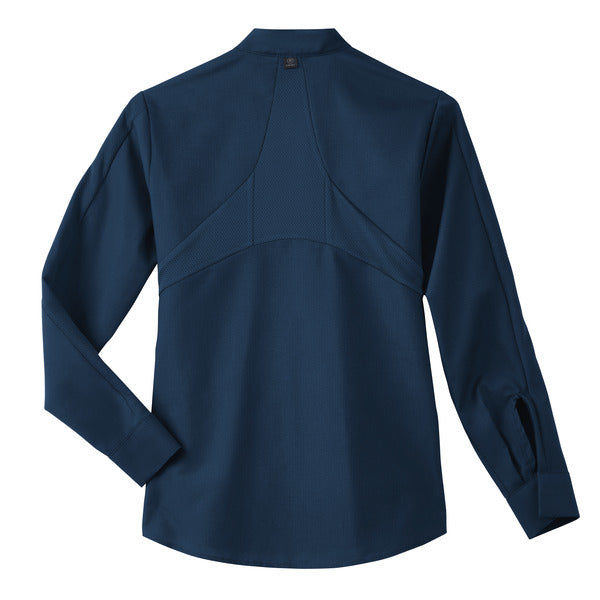 Red Kap Women's Long Sleeve Performance Pro+ Work Shirt with OilBlok + MIMIX®