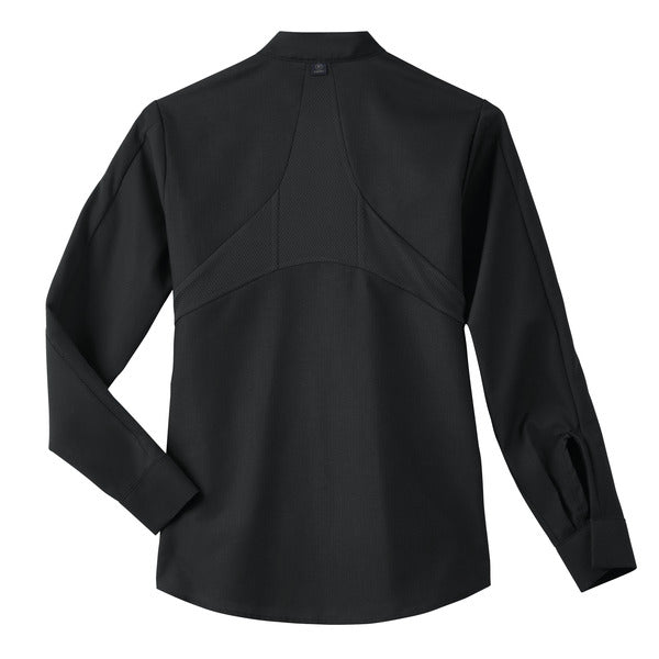 Red Kap Women's Long Sleeve Performance Pro+ Work Shirt with OilBlok + MIMIX®