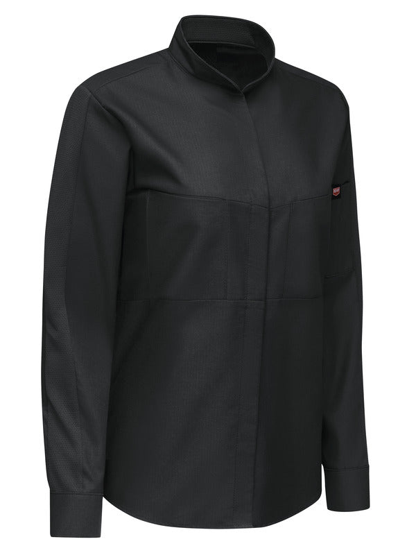 Red Kap Women's Long Sleeve Performance Pro+ Work Shirt with OilBlok + MIMIX®