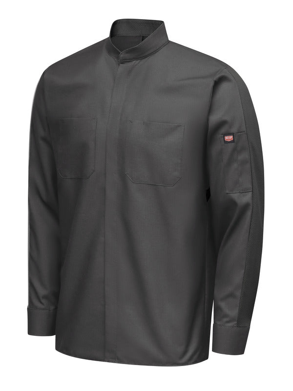 Red Kap Men's Long Sleeve Pro+ Work Shirt with OilBlok and MIMIX™