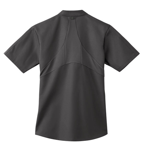 Red Kap Women's Short Sleeve Performance Pro+ Work Shirt with OilBlok + MIMIX®
