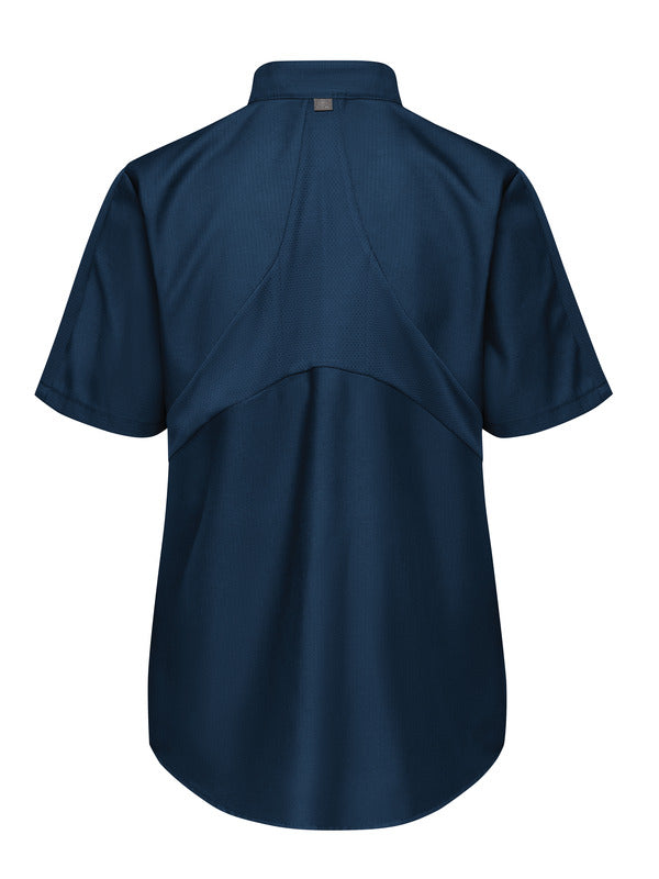 Red Kap Women's Short Sleeve Performance Pro+ Work Shirt with OilBlok + MIMIX®