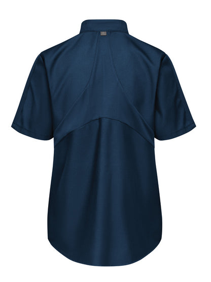 Red Kap Women's Short Sleeve Performance Pro+ Work Shirt with OilBlok + MIMIX®