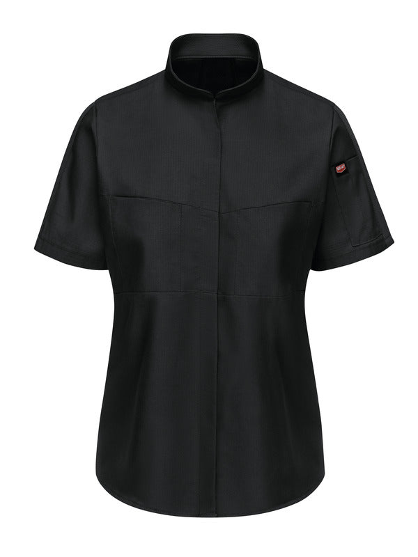 Red Kap Women's Short Sleeve Performance Pro+ Work Shirt with OilBlok + MIMIX®