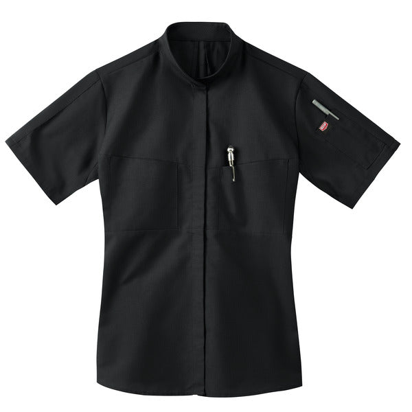 Red Kap Women's Short Sleeve Performance Pro+ Work Shirt with OilBlok + MIMIX®