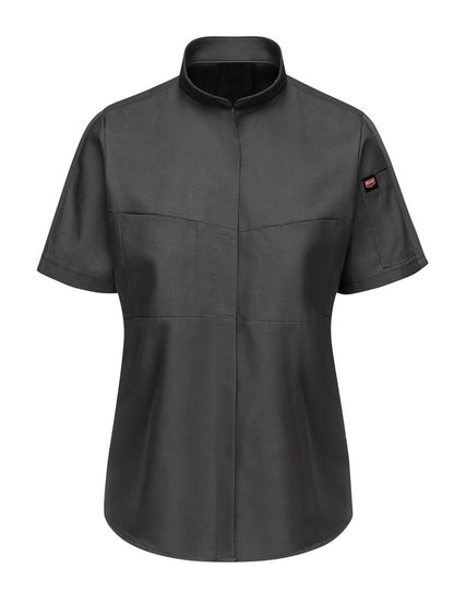 Red Kap Women's Short Sleeve Performance Pro+ Work Shirt with OilBlok + MIMIX®