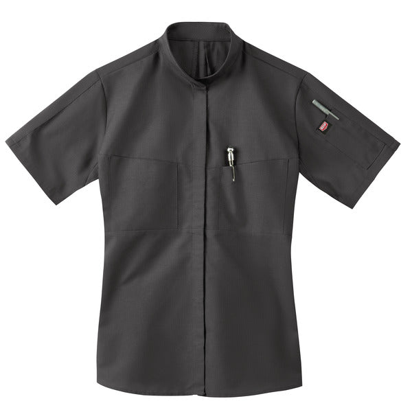 Red Kap Women's Short Sleeve Performance Pro+ Work Shirt with OilBlok + MIMIX®