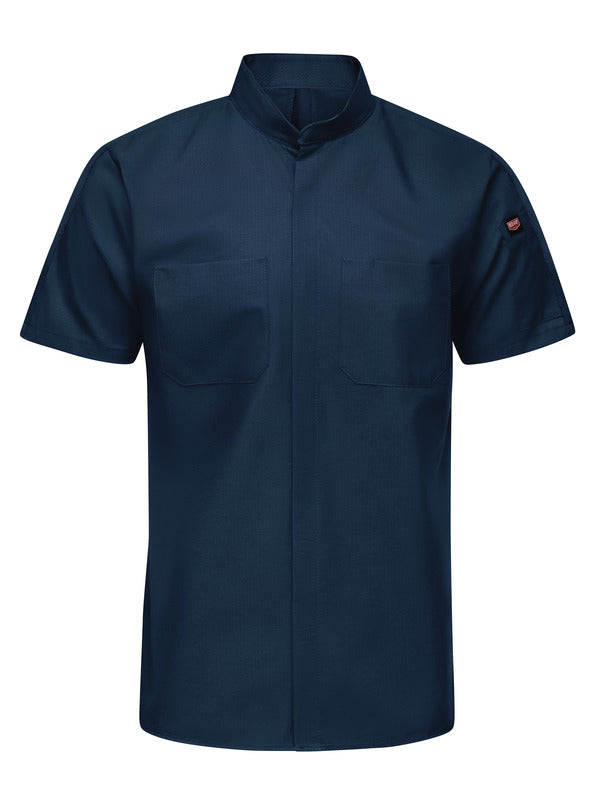 Red Kap Men's Short Sleeve Pro+ Work Shirt with OilBlok and MIMIX®