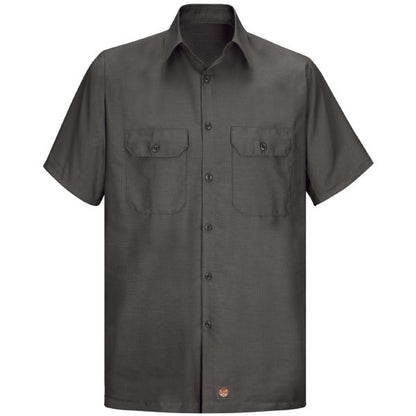 Red Kap Men's Short Sleeve Solid Rip Stop Shirt