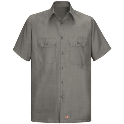 Red Kap Men's Short Sleeve Solid Rip Stop Shirt