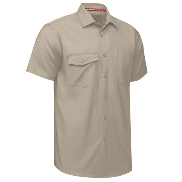 Red Kap Men's Cooling Short Sleeve Work Shirt