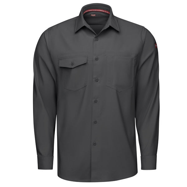 Red Kap Men's Cooling Long Sleeve Work Shirt