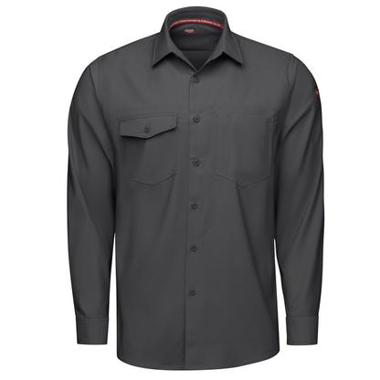 Red Kap Men's Cooling Long Sleeve Work Shirt