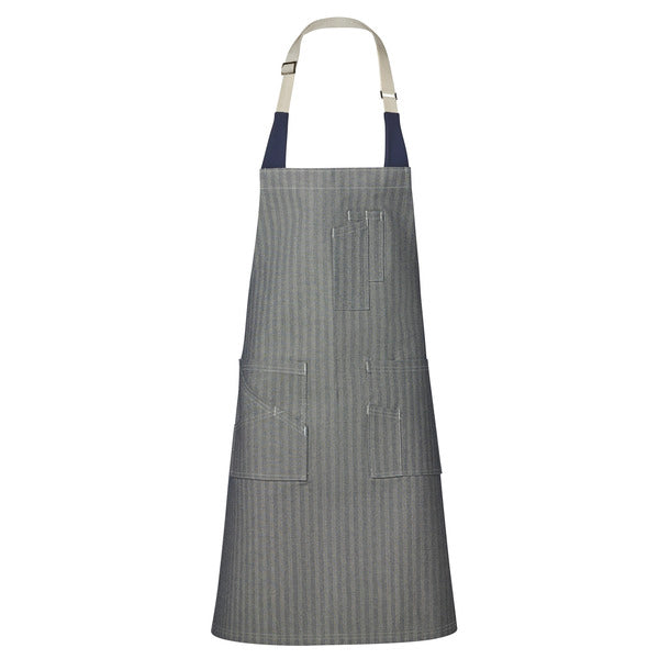 Red Kap Herringbone Flex Strap Utility Bib Apron - Herringbone