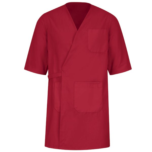 Red Kap Collarless Butcher Wrap