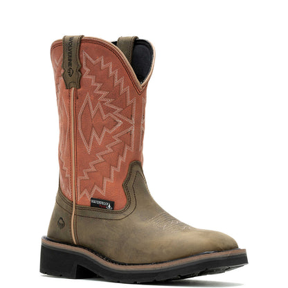 Wolverine Women's Rancher Arrow Steel-Toe Wellington Work Boot - Rose