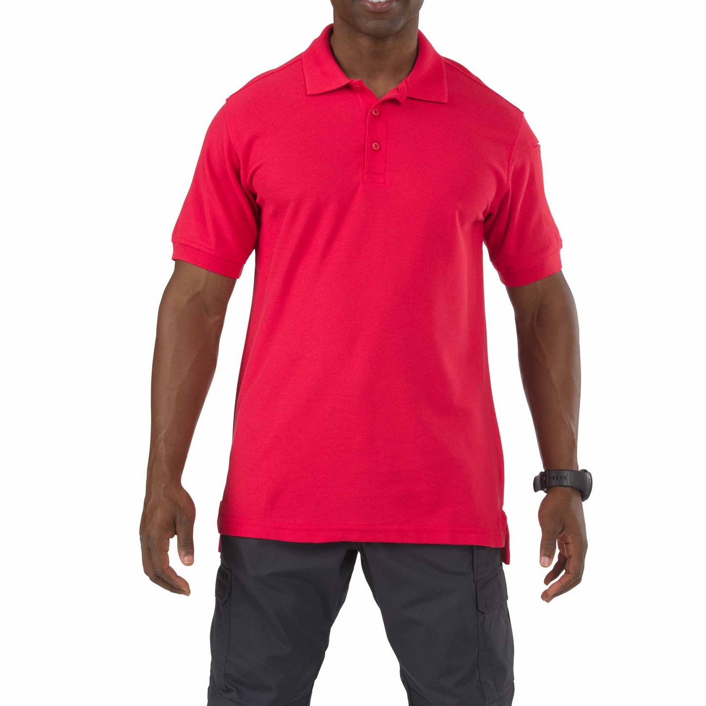 5.11 Utility Short Sleeve Polo - Range Red