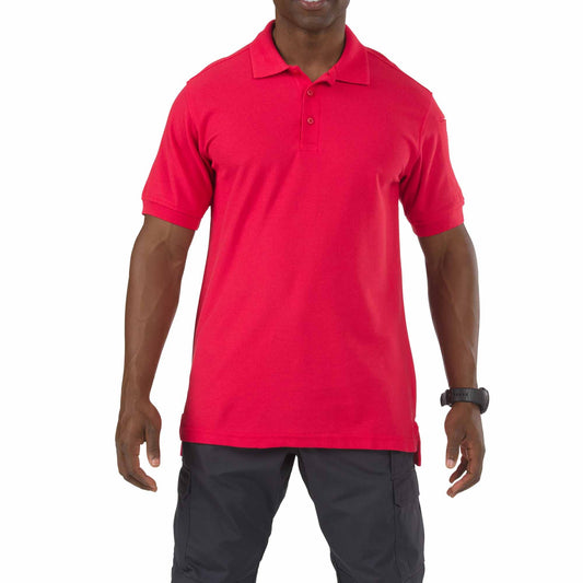 5.11 Utility Short Sleeve Polo - Range Red