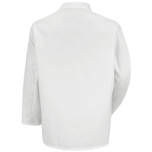 Red Kap Men's Long Sleeve Counter Coat - White