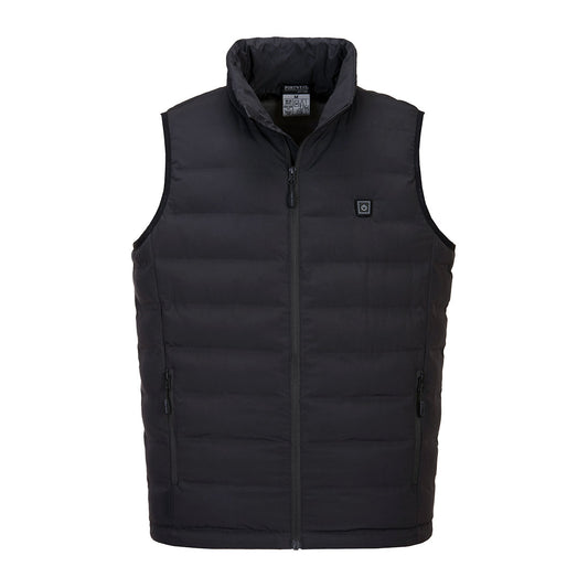 Portwest Ultrasonic Heated Tunnel Bodywarmer - Black