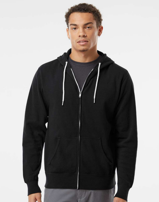 Independent Trading Co. - Lightweight Full-Zip Hooded Sweatshirt