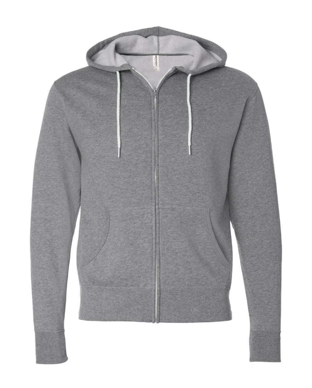 Independent Trading Co. - Lightweight Full-Zip Hooded Sweatshirt