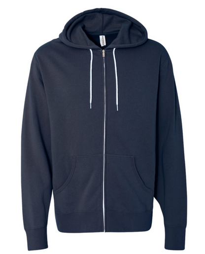 Independent Trading Co. - Lightweight Full-Zip Hooded Sweatshirt