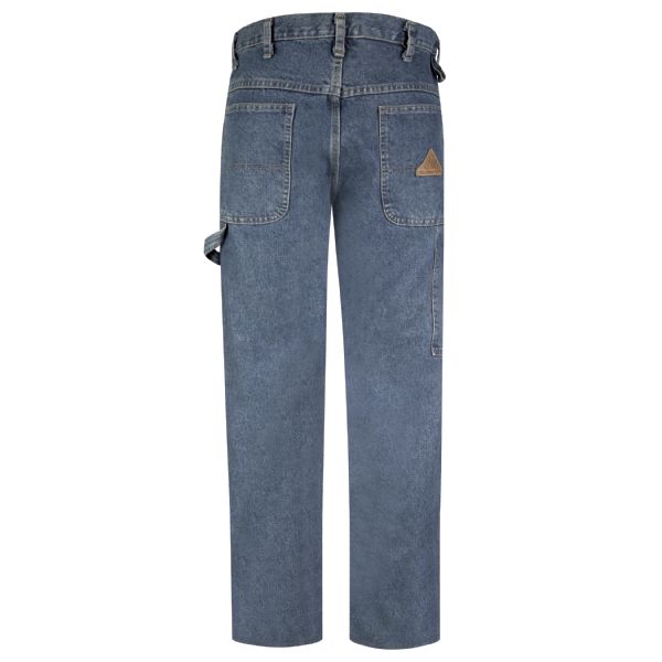 Bulwark Men's Heavyweight Excel FR Denim Dungaree - Stone Wash