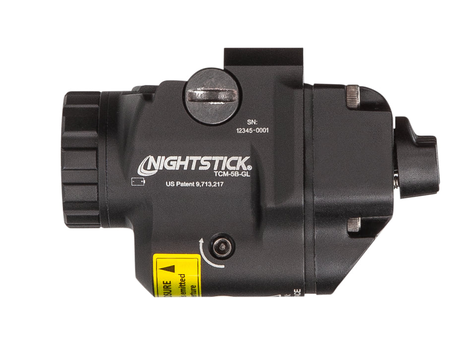 Night Stick Subcompact Weapon-Mounted Light for Narrow Rail Handguns w/Green Laser
