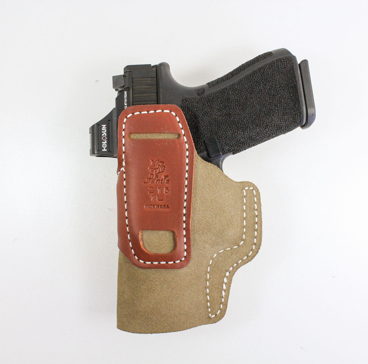 DeSantis GunHide Transit Holster, Anderson Manufacturing, Kiger 9C, Natural with Ambidextrous Fit