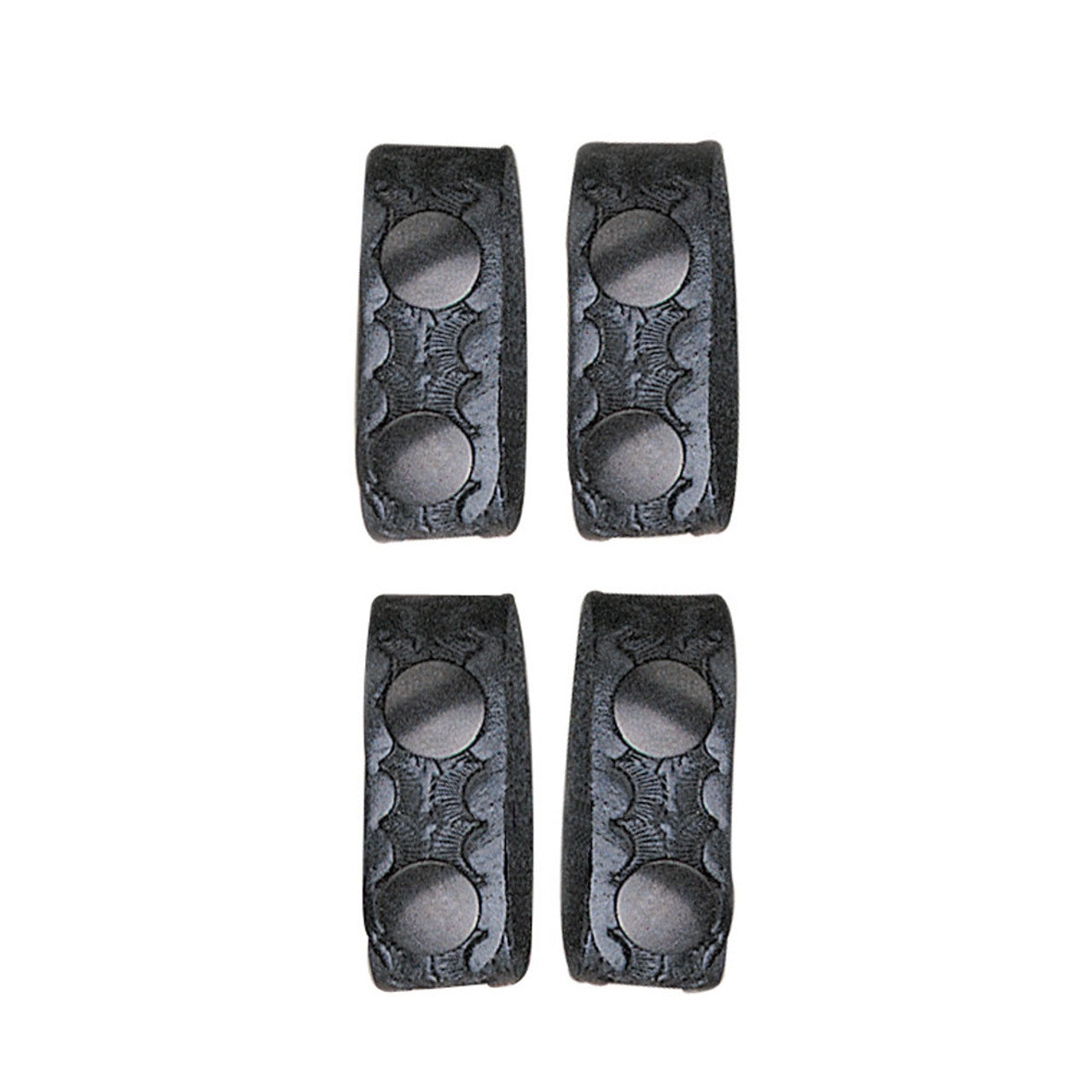 DeSantis GunHide UNIFORM BELT KEEPER BASKETWEAVE, Basketweave Finish, Hidden Snap Closure, Black with Ambidextrous Fit