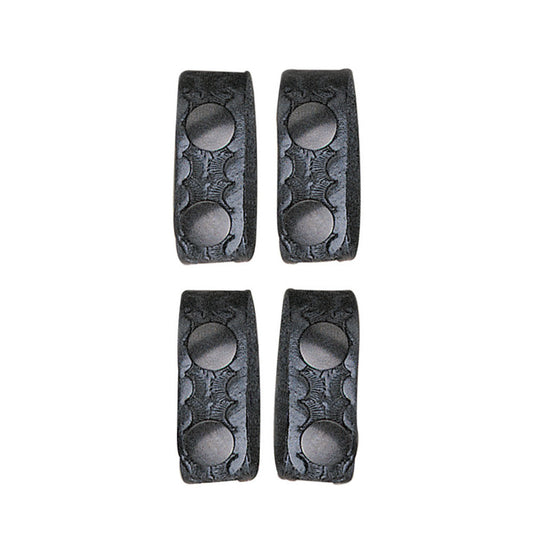 DeSantis GunHide UNIFORM BELT KEEPER BASKETWEAVE, Basketweave Finish, Hidden Snap Closure, Black with Ambidextrous Fit