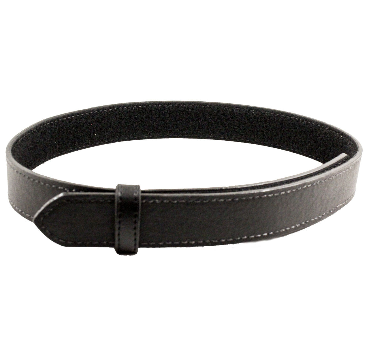 DeSantis GunHide VERITAS 1 1/2" TROUSER BELT, Black with Plain Finish
