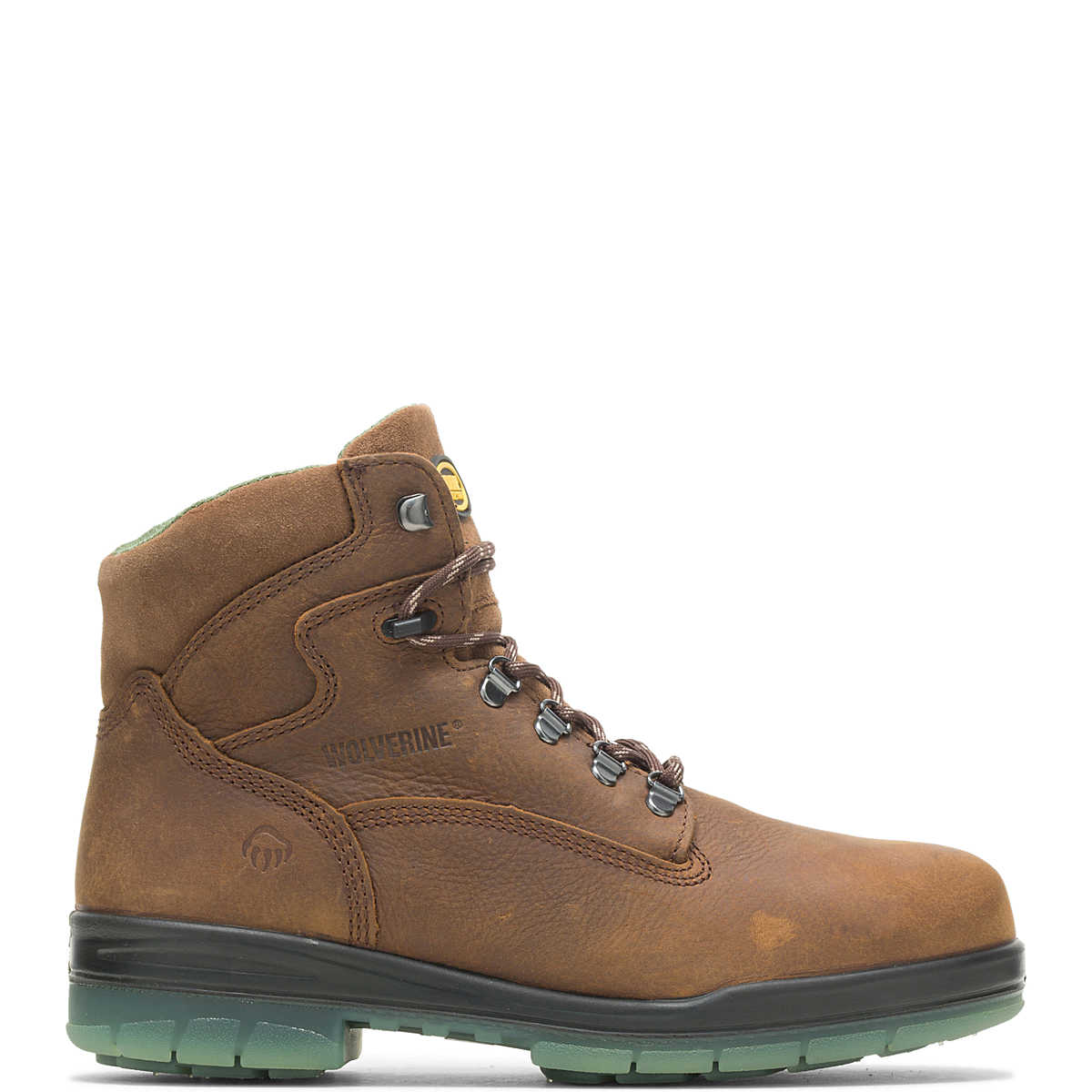 Wolverine Men's I-90 DuraShocks® Waterproof Insulated Steel Toe 6" Work Boot - Brown