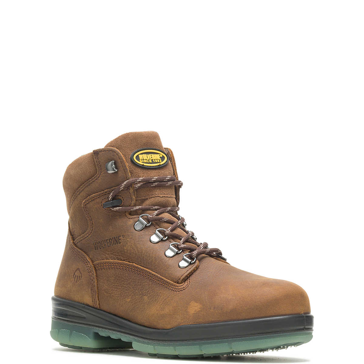 Wolverine Men's I-90 DuraShocks® Waterproof Insulated Steel Toe 6" Work Boot - Brown