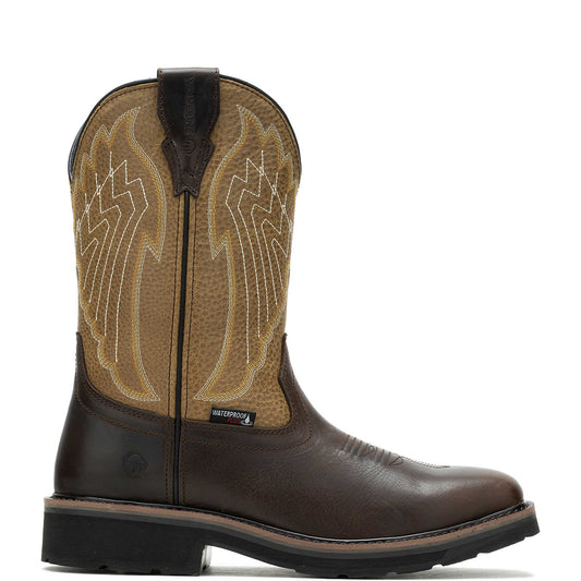 Wolverine Men's Rancher Eagle Waterproof Steel-Toe Wellington Work Boot