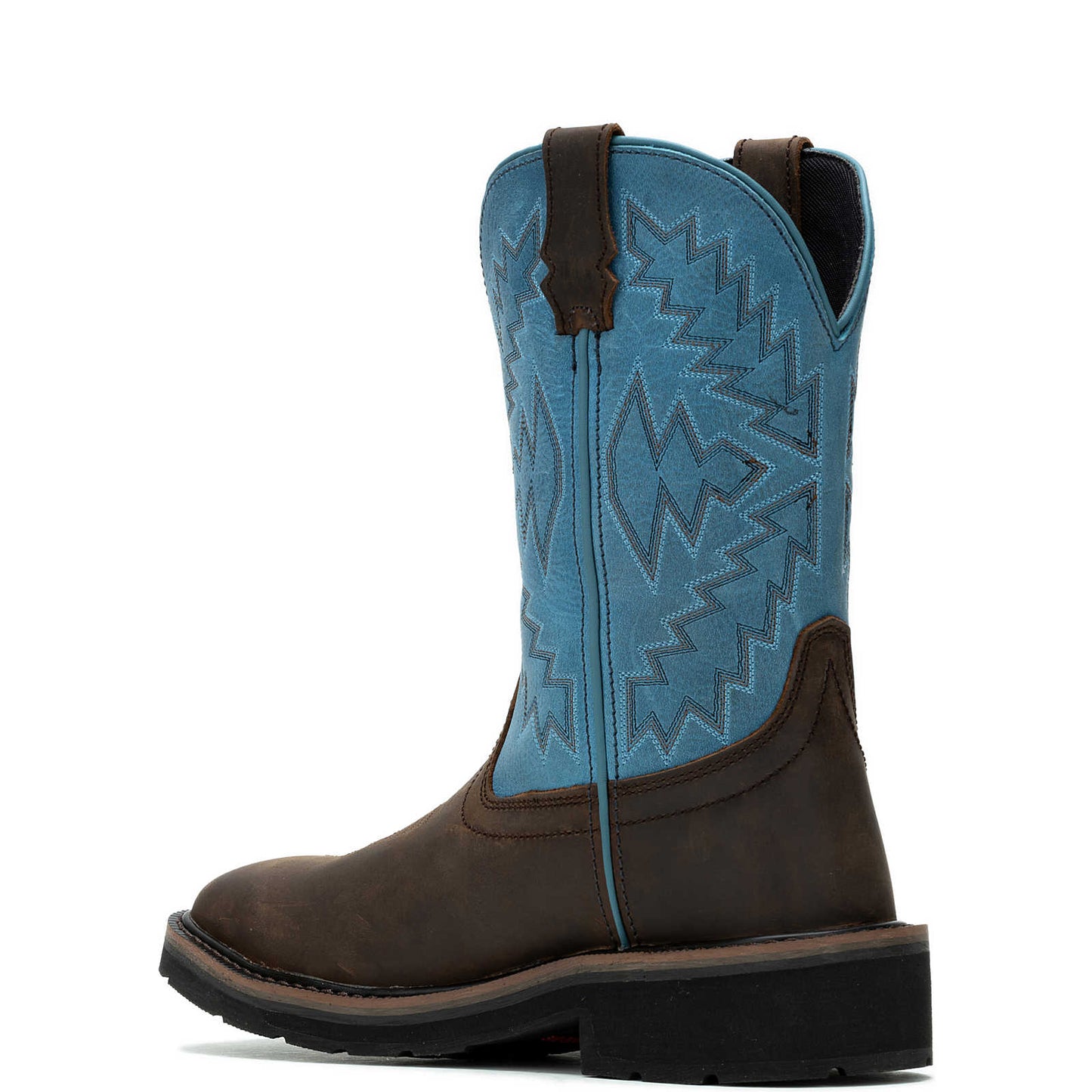 Wolverine Women's Rancher Arrow Steel-Toe Wellington Work Boot - Blue