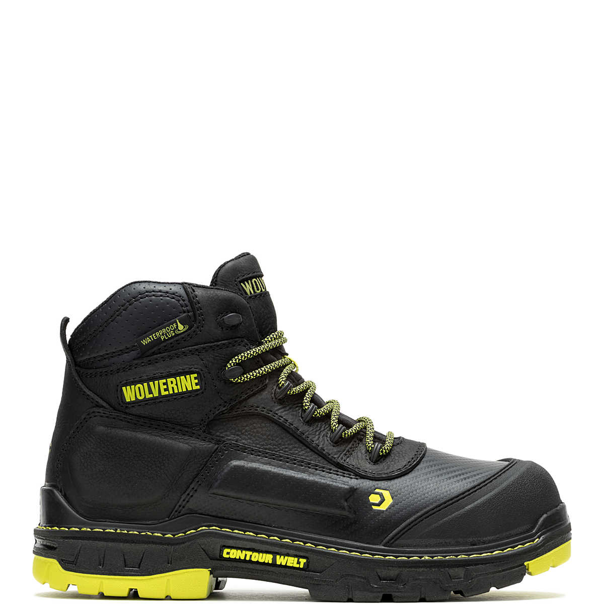 Wolverine Men's Overpass CarbonMAX® 6" Boot - Black/Yellow