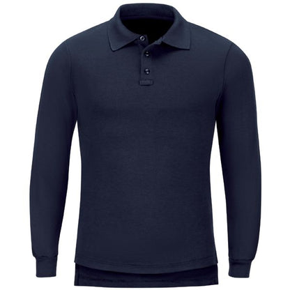 Workrite Men's Long Sleeve Station Wear Polo Shirt