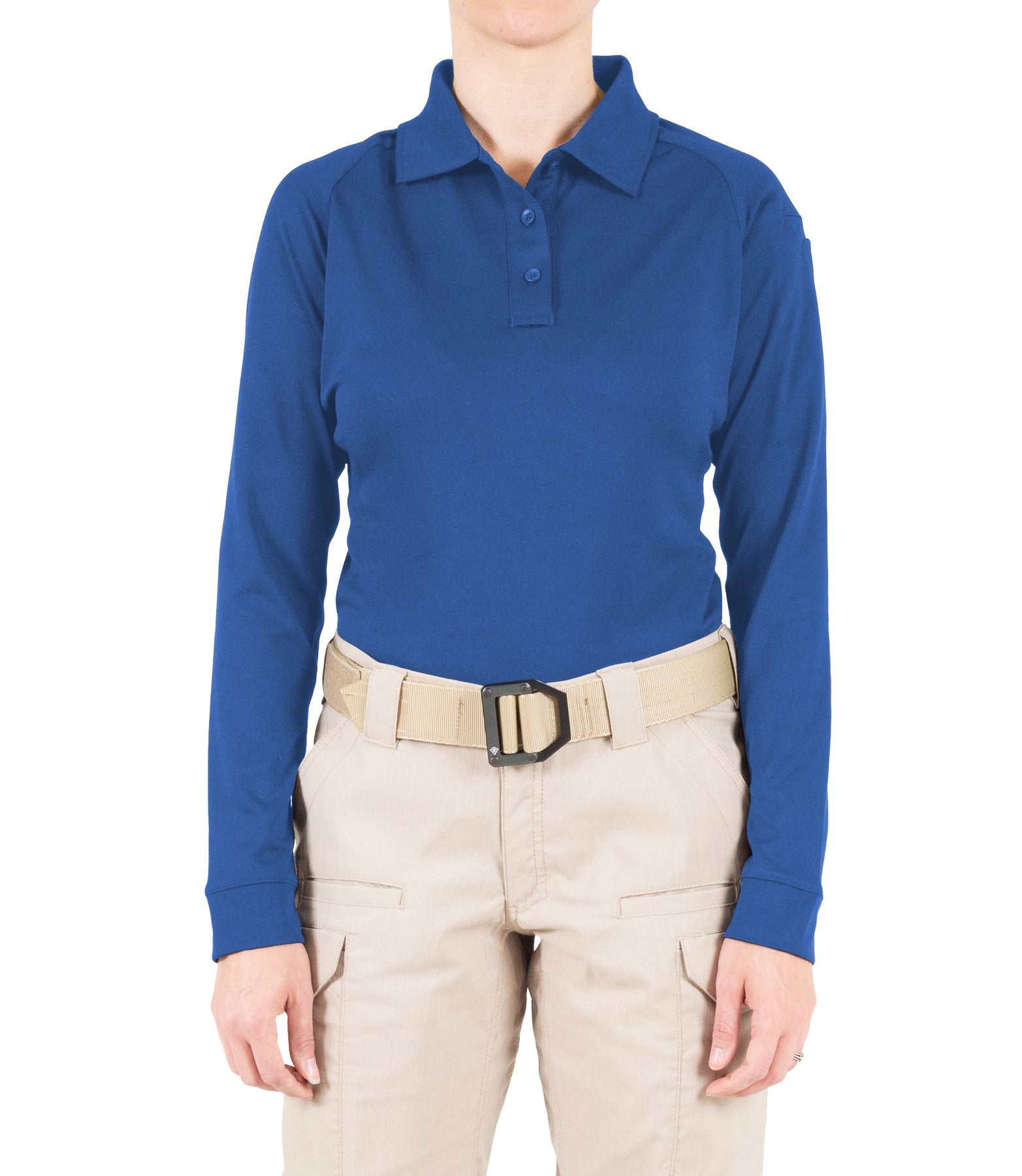First Tactical Women's Performance Long Sleeve Polo
