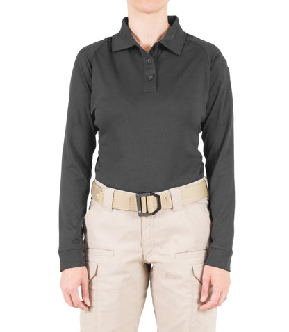First Tactical Women's Performance Long Sleeve Polo